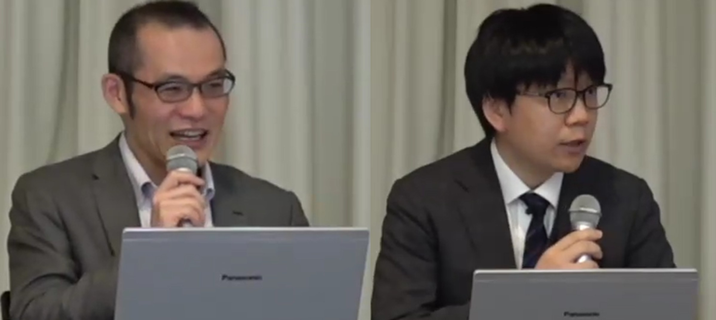 ①厚生労働省 医政局 総務課　竹野　伸洋様　②全国健康保険協会　本部　企画部　松﨑　俊久様